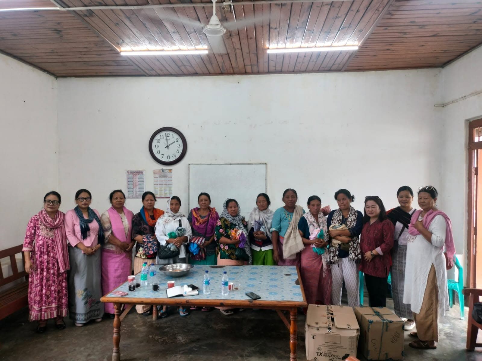 Visit to Makhan Village relief camp — photo 2